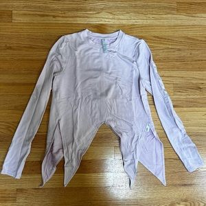 Athleta Pink Long Sleeve Side Tie